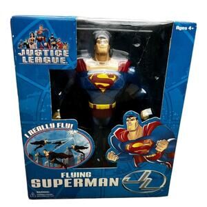 DC Justice League FLYING SUPERMAN Action Figure Fusion Toys 2003 NIB